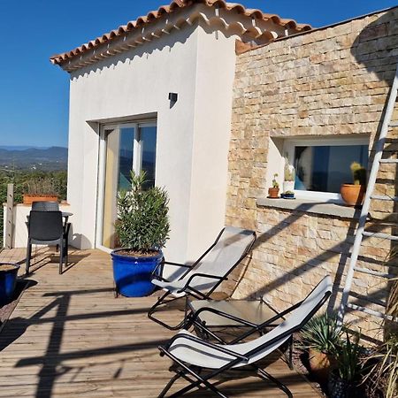 Reve D'Escapade Chambre Avec Vue Sublime Sur Les Cevennes Ardechoises Баржак Экстерьер фото