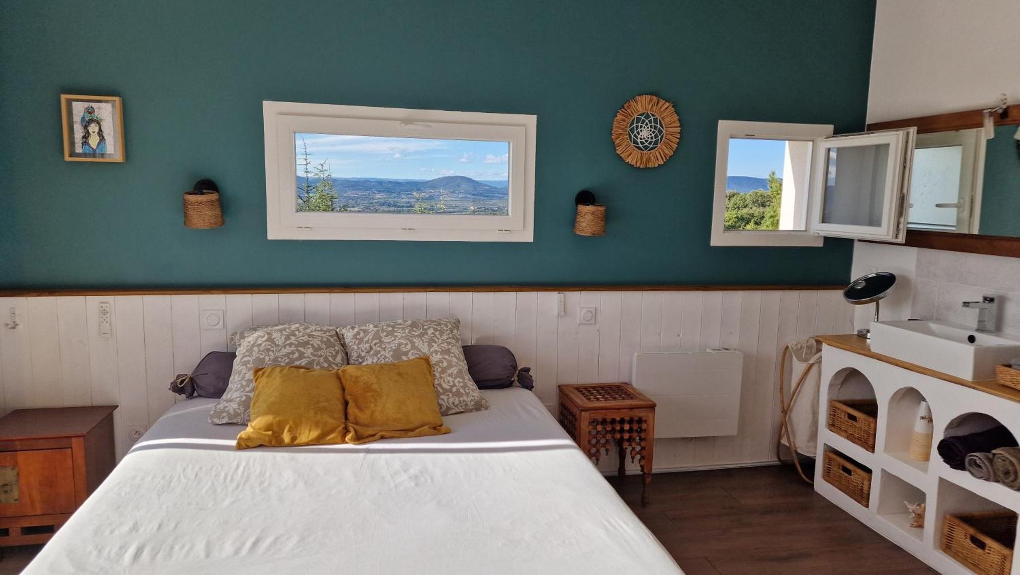 Reve D'Escapade Chambre Avec Vue Sublime Sur Les Cevennes Ardechoises Баржак Экстерьер фото